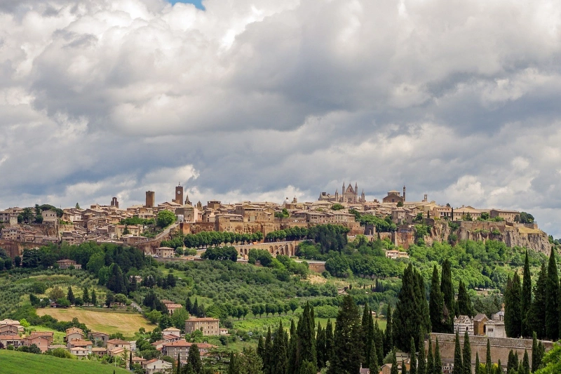 Panoramic view of Orvieto.