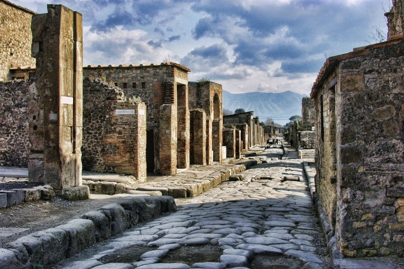 A street in Pompeii