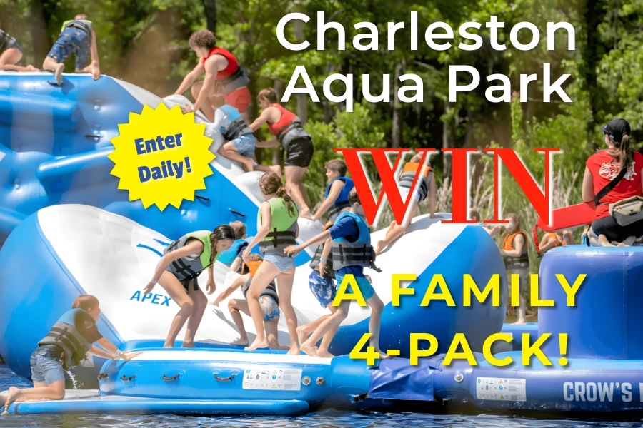 Enter for a chance to win tickets to the Charleston Aqua Park
