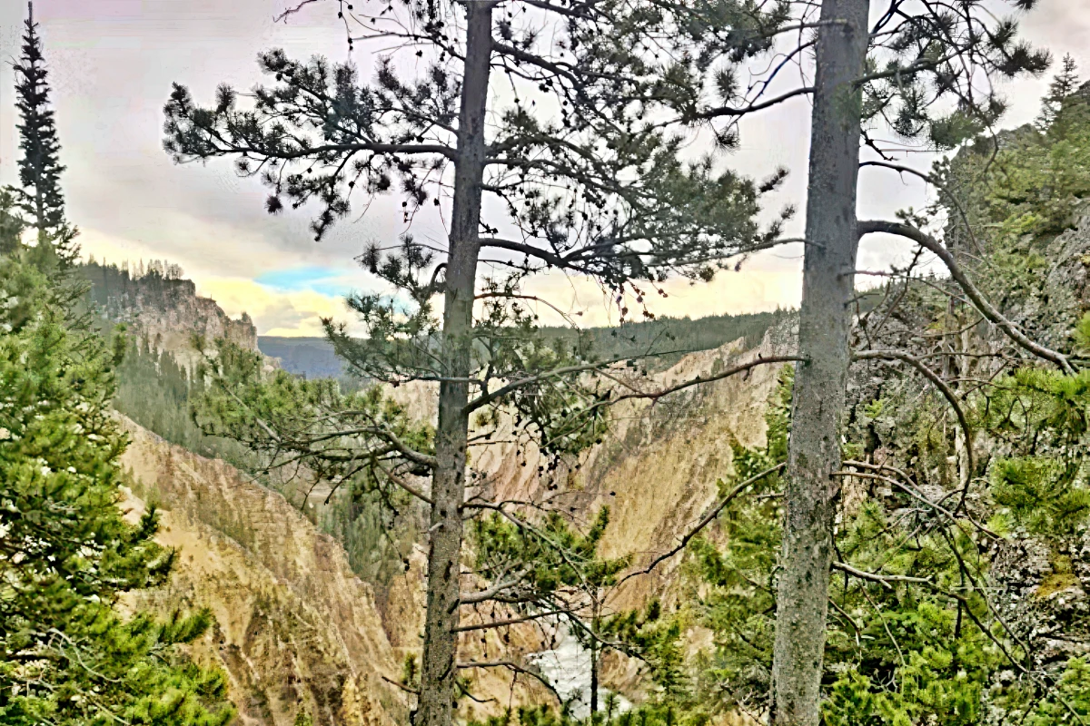 yellowstone-hike-rim Grand Canyon of the Yellowstone Rim