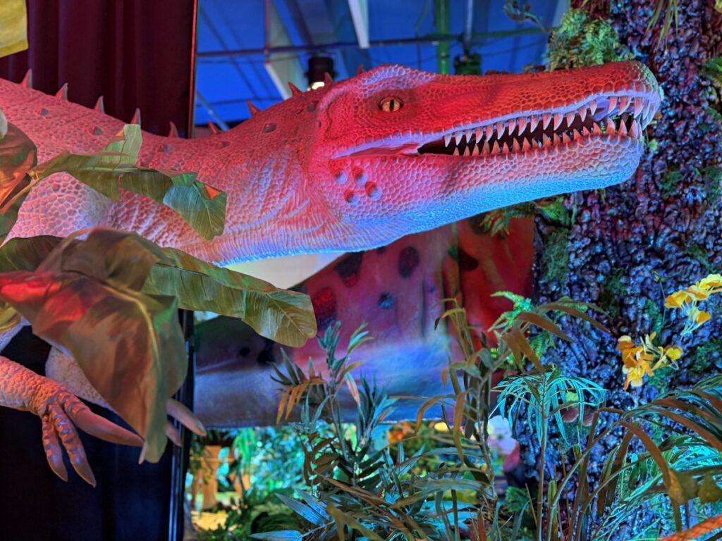 Dinosaur at the Catawba Science Center